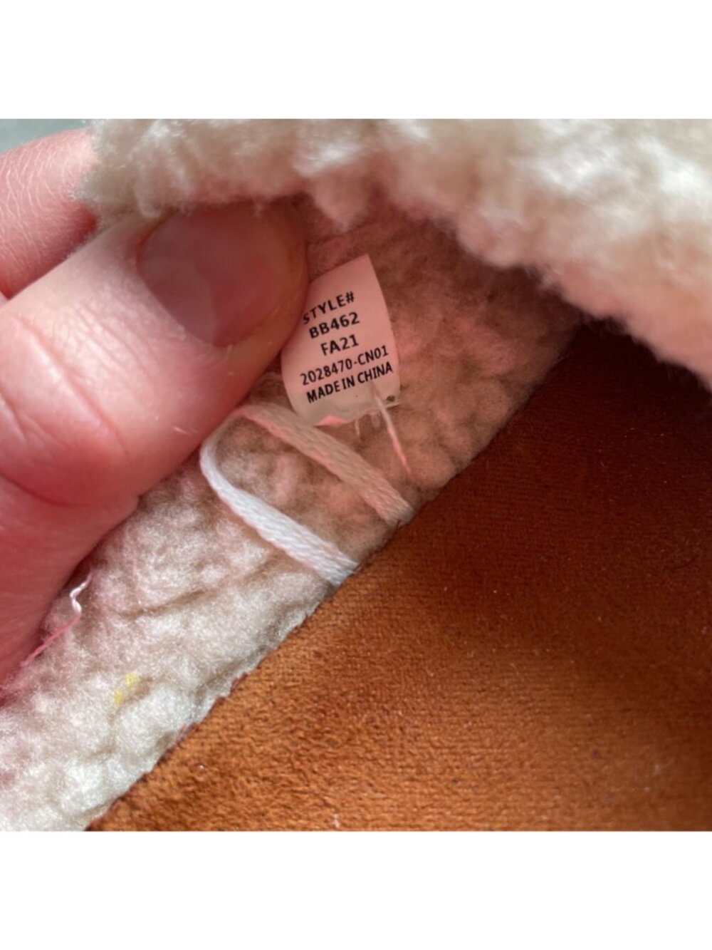 J.Crew Womens Faux Suede Shearling-Lined Slippers In Chestnut Brown Size 8 7.5 - Picture 9 of 9